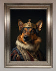 Renaissance German Shepherd Framed Wall Art