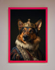 Renaissance German Shepherd Framed Wall Art