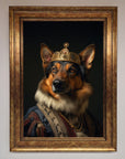 Renaissance German Shepherd Framed Wall Art