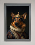 Renaissance German Shepherd Framed Wall Art