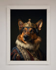 Renaissance German Shepherd Framed Wall Art