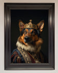 Renaissance German Shepherd Framed Wall Art
