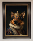 Renaissance German Shepherd Framed Wall Art