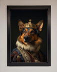 Renaissance German Shepherd Framed Wall Art
