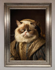 Renaissance Grumpy Cat Framed Print