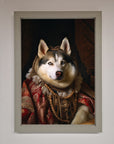 Renaissance Husky Framed Print
