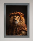 Renaissance Lion Framed Wall Art
