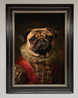 Renaissance Pugs Framed Poster