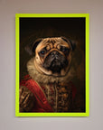 Renaissance Pugs Framed Poster