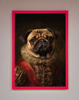 Renaissance Pugs Framed Poster