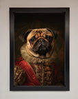 Renaissance Pugs Framed Poster