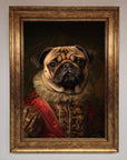 Renaissance Pugs Framed Poster