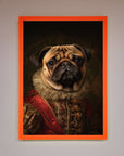 Renaissance Pugs Framed Poster