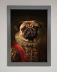 Renaissance Pugs Framed Poster
