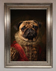 Renaissance Pugs Framed Poster