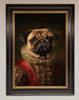 Renaissance Pugs Framed Poster
