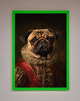 Renaissance Pugs Framed Poster