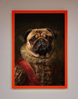 Renaissance Pugs Framed Poster