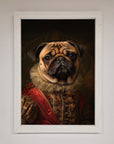 Renaissance Pugs Framed Poster