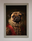 Renaissance Pugs Framed Poster