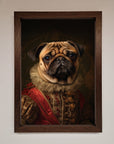 Renaissance Pugs Framed Poster