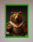 Renaissance Bear Framed Poster