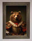 Rennaissance Bear Framed Poster