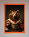 Rennaissance Bear Framed Poster