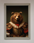 Rennaissance Bear Framed Poster