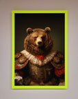 Rennaissance Bear Framed Poster