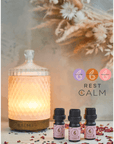 Aroma Diffuser with our Rest Calm Oil Set - Sleep & Hormone Balance