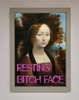 Resting Bitch Face Renaissance Framed Print