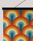 Retro Rainbow Tapestry