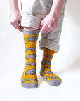 Yellow Lover 3 Bamboo Sock Set