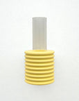 Wall Vase in Bright Yellow Wood Finish