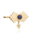 Azteca Gold Vermeil Ring with Lapis Stone