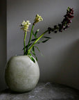 Vase Decor OVALI - PISTACHE BUBBLES