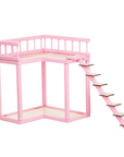 Pink Dollhouse Balcony Extension