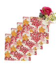 Rose Coral Table Napkin - Set of 4