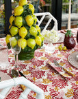 Rose Coral Table Napkin - Set of 4
