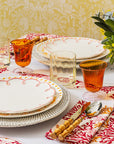 Rose Coral Table Napkin - Set of 4