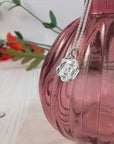 Rose Flower Personalised Silver Charm