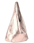 Rose Gold Metallic Leather Hobo Shoulder Bag - Brix + Bailey