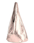 Rose Gold Metallic Leather Hobo Shoulder Bag - Brix + Bailey