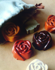 Handmade Natural Jumbo Rose Beeswax Crayons – Set of 6 Crayons