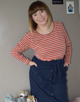 Rosie Stripe Breastfeeding Sweater