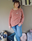 Rosie Stripe Breastfeeding Sweater