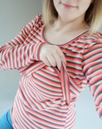 Rosie Stripe Breastfeeding Sweater