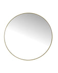 Round Gold Living Room Mirror