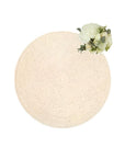 Round & Round Rattan Placemat Sand Colour - Set of 4